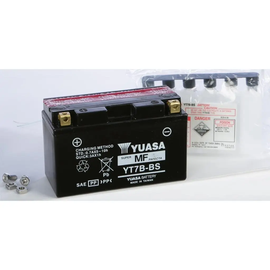Yuasa Battery Yt7b Bs Maintenance Free 1