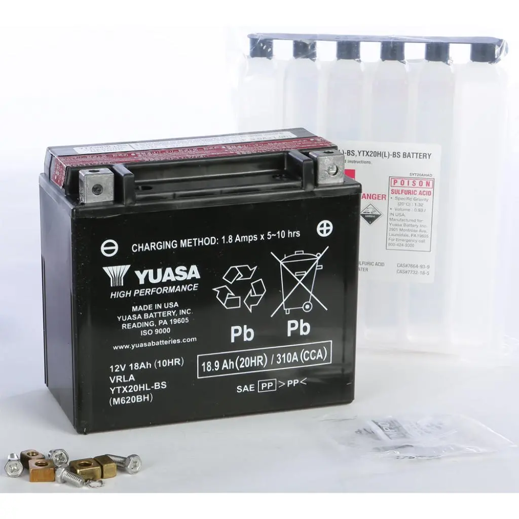 Yuasa Battery Ytx20hl Bs Maintenance Free 1