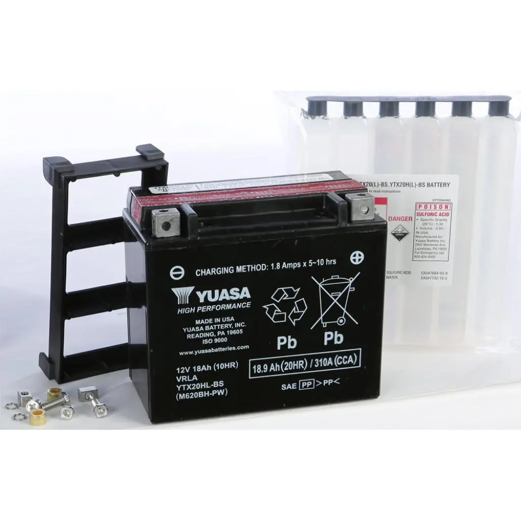 Yuasa Battery Ytx20hl Bs Pw Maintenance Free 1