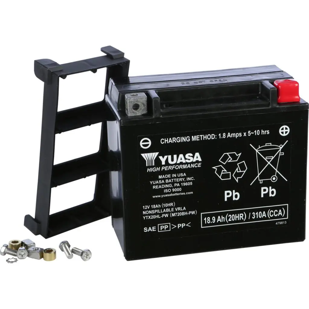 Yuasa Battery Ytx20hl Pw Sealed Factory Activated 1