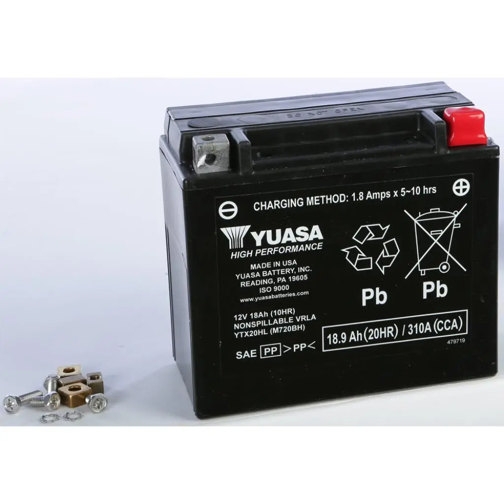 Yuasa Battery Ytx20hl Sealed Factory Activated 1