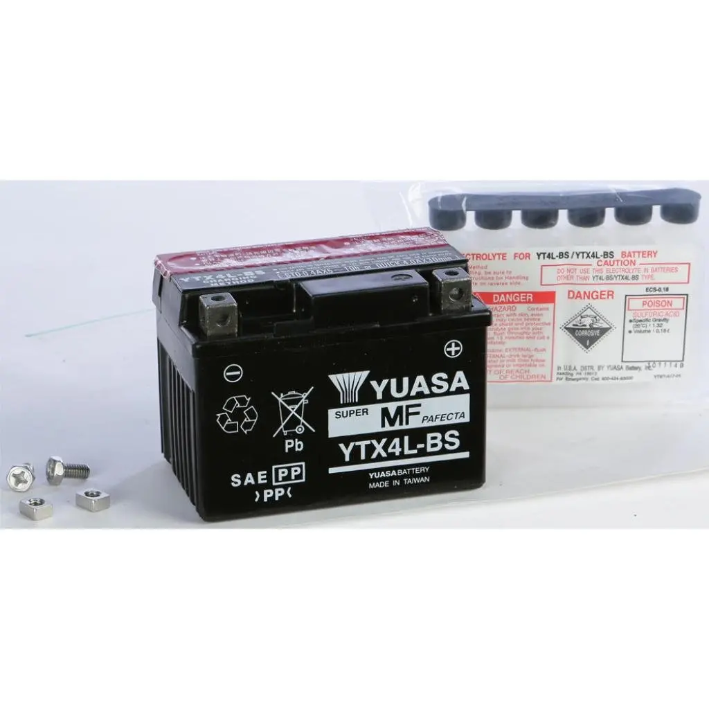 Yuasa Battery Ytx4l Bs Maintenance Free 1