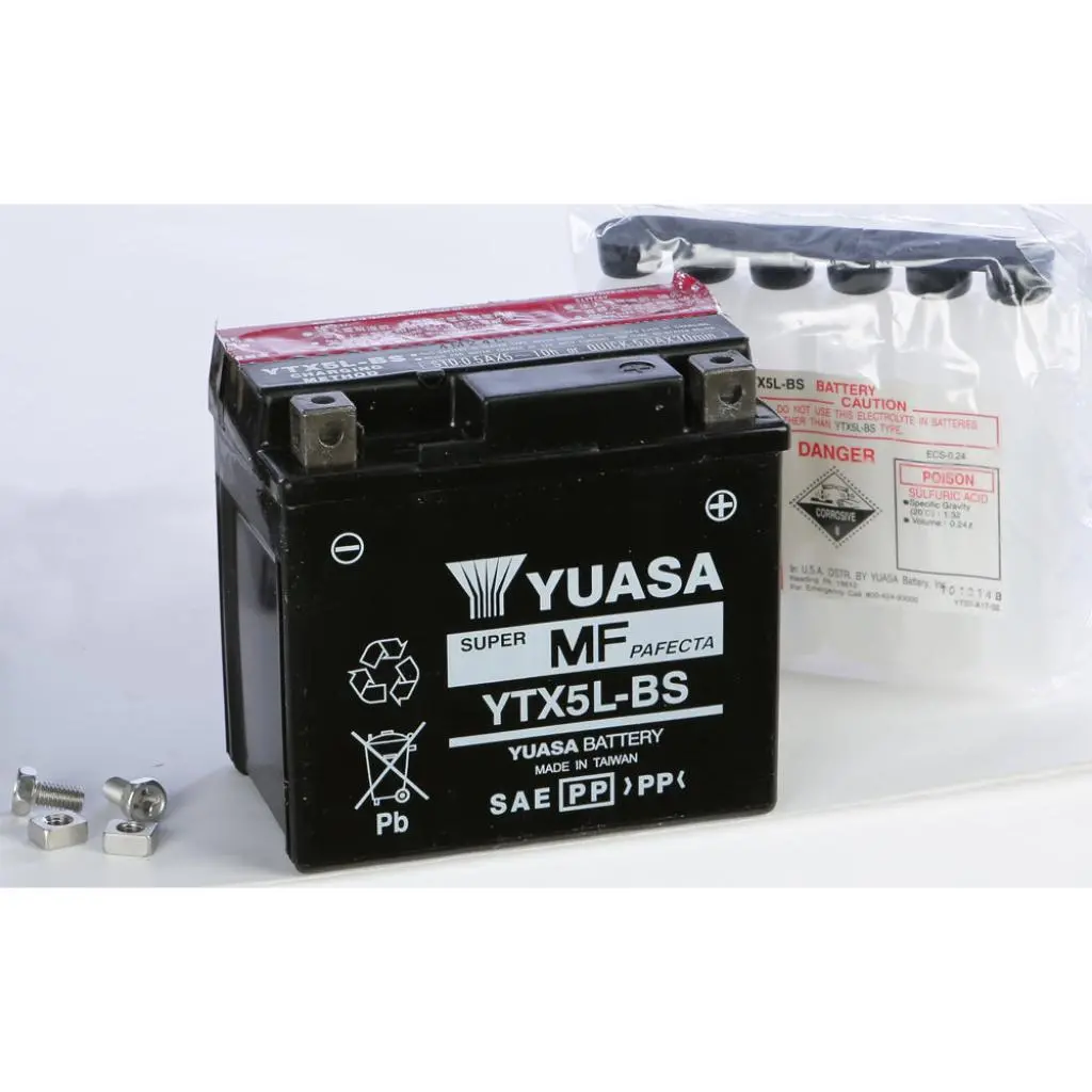 Yuasa Battery Ytx5l Bs Maintenance Free 1