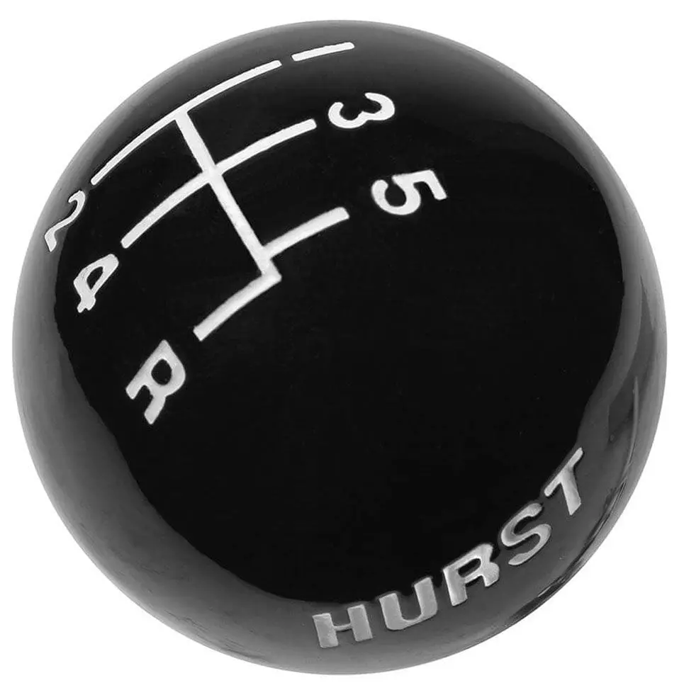 Black 5-Speed Manual Shifter Knob Replacement For Hu1630125 2