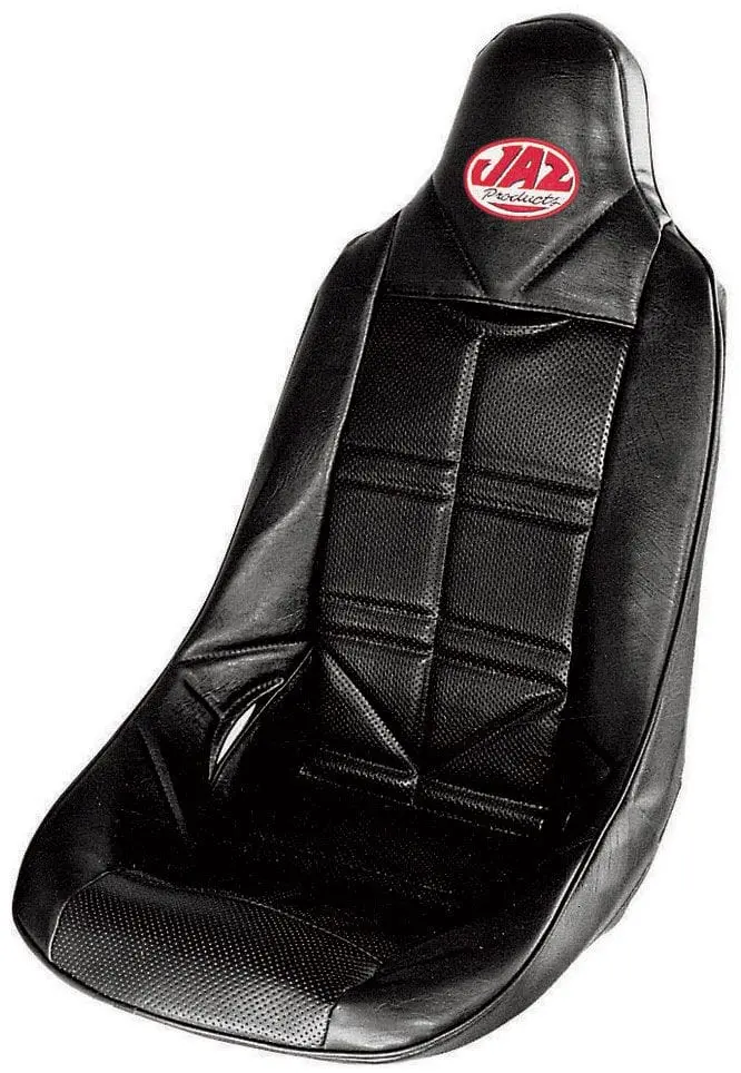 Jaz 150-101-01 Black Vinyl Racing Seat Cover 1