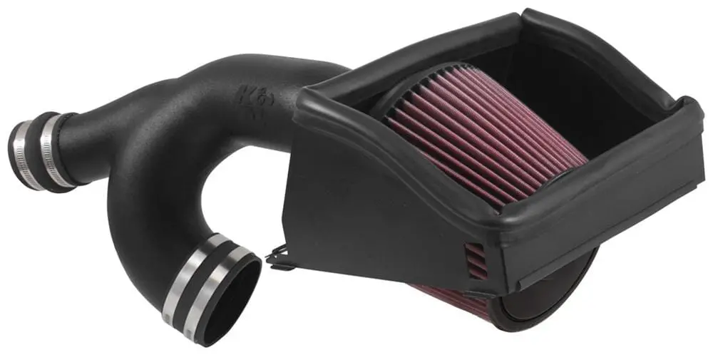 K&N 63-Series Cold Air Intake – High-Flow Engine Air System 1
