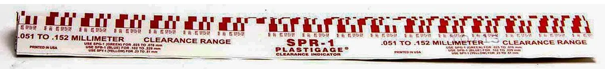 Plasti-Gauge Spr-1 Engine Clearance Measurement Tool 1