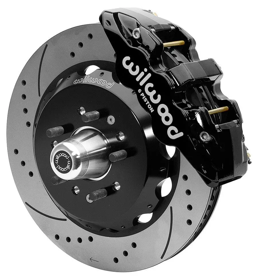 Aero6 Wb140-15558-D 14-Inch Drilled Front Brake Kit 1
